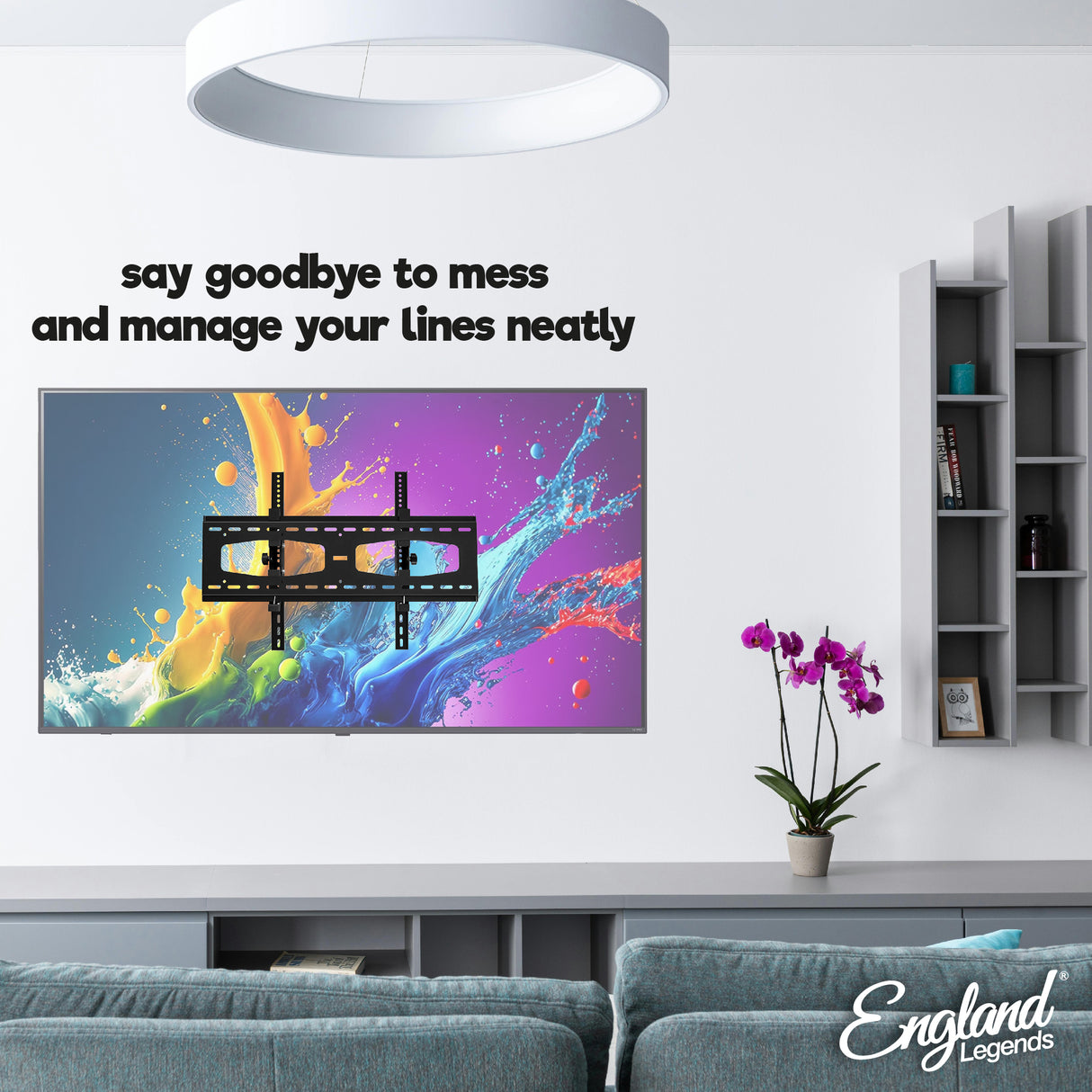England Legends Fixed TV Wall Mount, EL-T4085