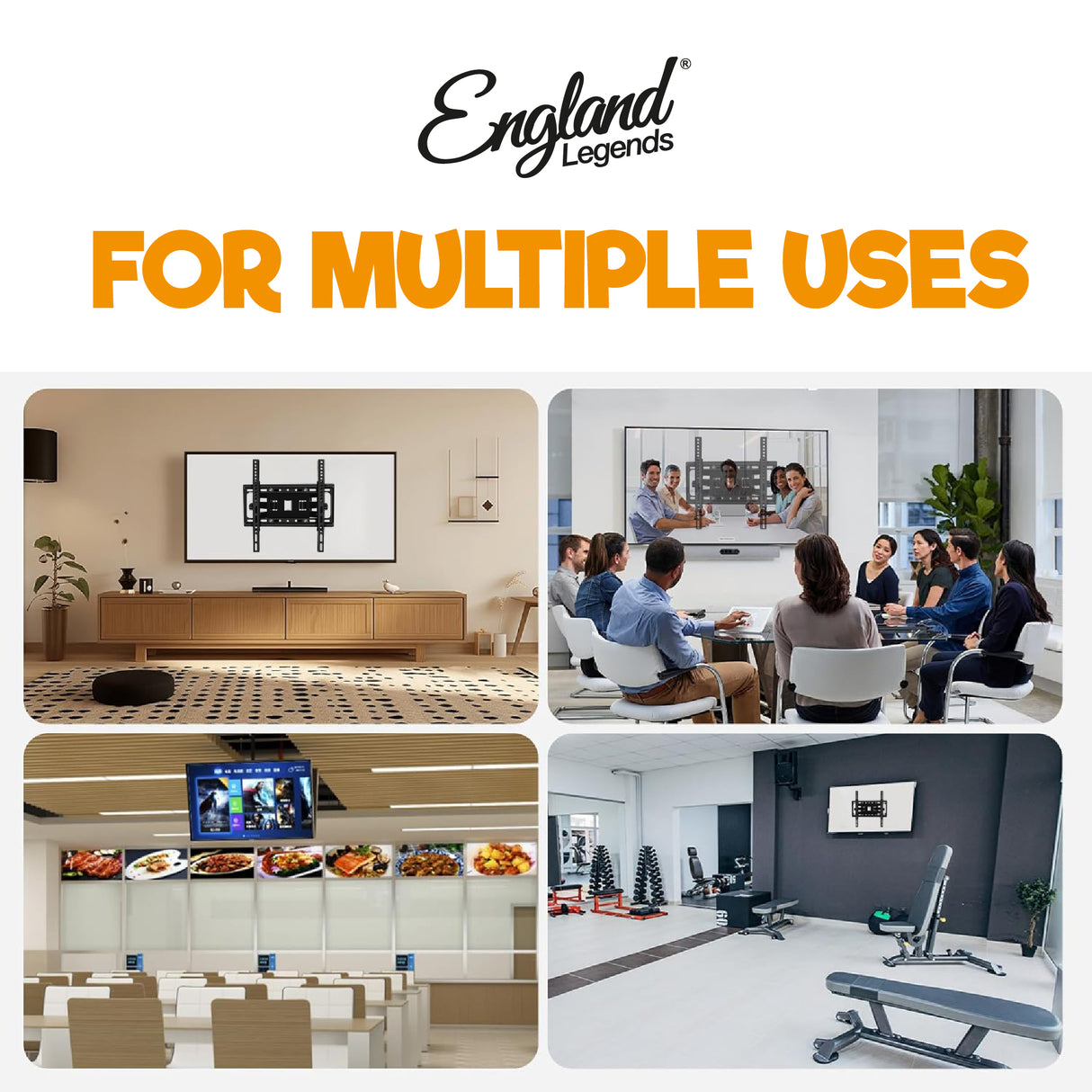 England Legends TV Wall Mount, EL-402